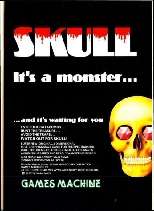 Skull V2 (1984)(Games Machine) (USA) Game Cover